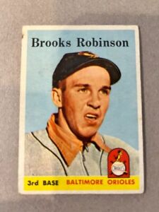 1958 Topps Set-Break #307 Brooks Robinson  Baltimore Orioles  VG