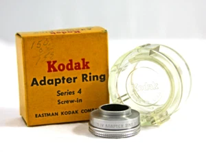 ANILLO ADAPTADOR VINTAGE KODAK SERIE 4 NO.45 CON ANILLO DE RETENCIÓN (NUEVO-ANTIGUO STOCK) - Imagen 1 de 1