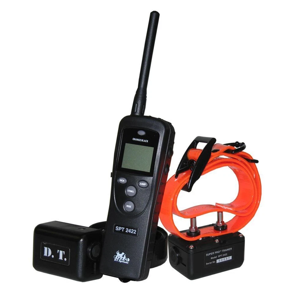 D.T. Systems SPT-2422 Two Dog Collars Super Pro e-Lite Remote Trainer