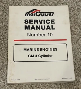 1994 Mercury Mercruiser Service Manual Number # 10 gm 4 cylinder #90-14693--1 - Picture 1 of 2