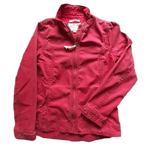 Chaqueta 'Mascota' de lona con cremallera completa roja talla 10 SEASALT of CORNWALL para mujer - Imagen 1 de 8