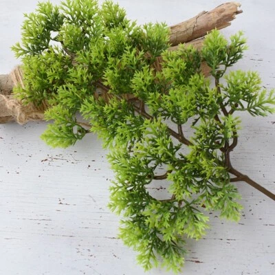 Mini Artificial Fake Bonsai Pine Trees Simulation Plant Leaves Home Office Decor - Image 1 of 4