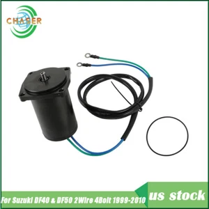 12V Trim/Tilt Motor 38100-87J00-0EP For Suzuki DF40 & DF50 2Wire 4Bolt 1999-2010 - Picture 1 of 9