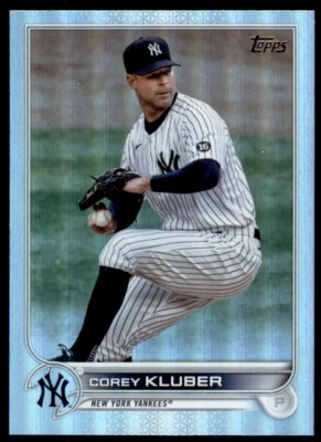 Corey Kluber 2022 Topps Series 1 Rainbow Foil Card #69 New York Yankees - Image 1 of 2