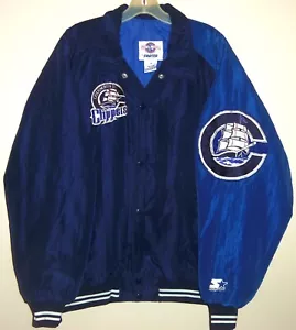 GIACCA VINTAGE ANNI 90 COLUMBUS CLIPPERS MILB THROWBACK MINORI STARTER DUGOUT XL RARA! - Foto 1 di 5