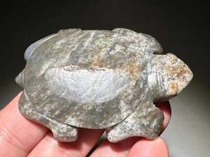 Good Shang Dy Old Jade Carved Turtle Tortoise Design "Gua Jian" Pendant L 6.5 CM - Picture 1 of 24