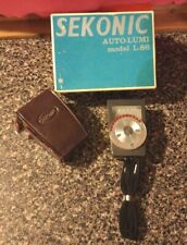 Vintage Sekonic Auto-Lumi 86 Light - Exposure. Original Box And Leather Case