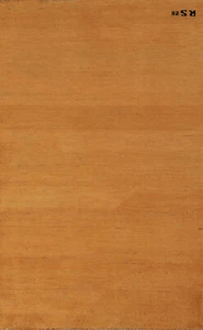 Luxurious Gabbeh Solid Design Wool Modern Accent Rug - Brand New 3x5 ft - Picture 1 of 18