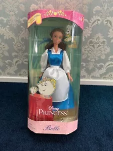 Mattel Barbie Doll Goods Toy Girl Retro Vintage Disney Princess Belle blue - Picture 1 of 4