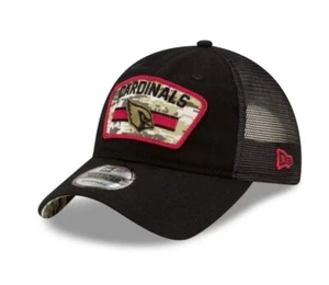 New Era Arizona Cardinals Salute to Service NFL 9TWENTY Trucker Cap Hat - Picture 1 of 7