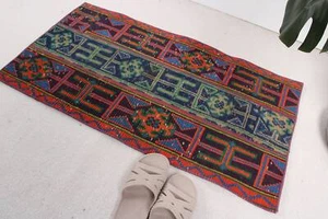 1.7x3.2 ft Small Rugs, Boho Rug, Turkish Rugs, Vintage Rugs, Colorful Rug - Picture 1 of 10
