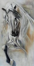 Wall Art Home Decor Handpainted Modern Animal Horse Oil Painting On Canvas Abstr