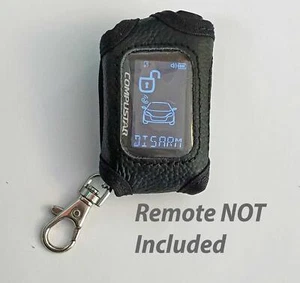 Alarm-Mate schwarze Lederhülle für Compustar 2WT9R-FM Fernbedienung Sender - Bild 1 von 6