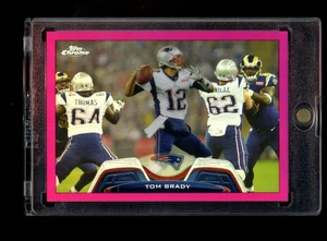 Tom Brady 2013 Topps Chrome #50 Pink Refractor /399 HOF Patriots - Picture 1 of 2