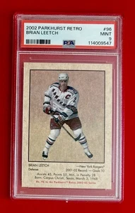 2002 2003 Parkhurst Brian Leetch #96 PSA 9 New York Rangers Retro Hockey Card - Bild 1 von 2