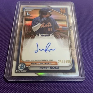 2024 Bowman Chrome Prospect Auto Refractor 48/499 Jeffry Rosa #CPA-JRO GS1 - Bild 1 von 5