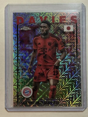 2024-25 Topps Chrome UEFA Asia Japan - ALPHONSO DAVIES - Mojo Refractor - Image 1 of 2