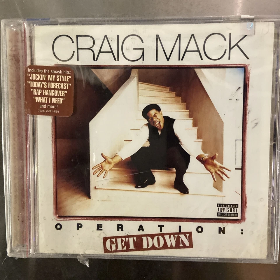 Craig Mack Operation Get Down CD 1997 Street LIFE 75521 Hype Sticker