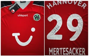 Trikot Uhlsport Hannover 96 I 2004-2005 Home - Mertesacker 29 Signiert Autogramm - Bild 1 von 10
