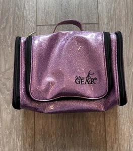 Glam'r Gear Hanging Travel Cosmetics Bag / Makeup Case Purple - Dance / Cheer - Picture 1 of 14