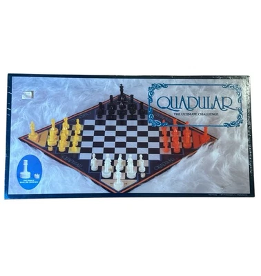 QUADULAR The Ultimate Challenge Chess-Like Strategy Game 1987 Vintage SEALED NEW - Image 1 of 4
