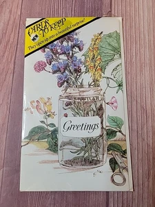 Vintage Greeting Card "Wild Flowers Of The Countryside" From Cards To Keep - Picture 1 of 4