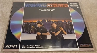 Colors 1988 Movie Sean Penn & Robert Duvall Laser Disc NTSC Image Entertainment - Image 1 of 4