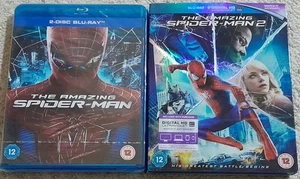 THE AMAZING SPIDER-MAN 1 & 2 BLU-RAY 2 MOVIE COLLECTION  - Picture 1 of 2