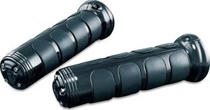 Kuryakyn ISO-Grips With OEM Heated Grip 06-20 Honda GL1800 Black - Picture 1 of 4