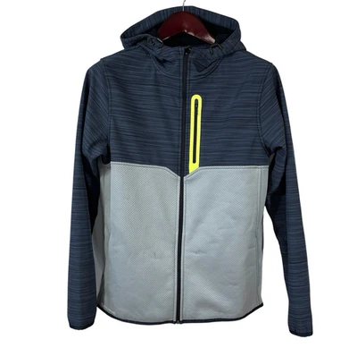 Chaqueta Fox Racing Thermabond Bionic para Hombres S Azul Gris Suave Shell Cremallera Completa Sudadera con Capucha Foto 1 de 4