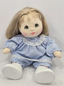 Vintage Mattel 1985 My Child Doll Soft Plush Blonde Blue / Green Eyes - Picture 1 of 24