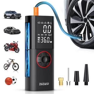Tire Inflator Portable Air Compressor, 150PSI Rechargeable Air Pump for Car T... - Picture 1 of 8