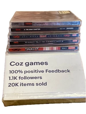 Slipknot ‎cd Bundle X5 Iowa The Gray Chapter All Hope Is Gone Subliminal Versus - image 1 of 4