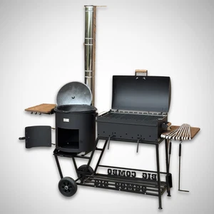 Combi utschak und mangal für kazan 12-16 L 40Ø 5mm stahl mangal 60x35x20cm 4mm - Bild 1 von 13