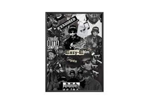 Eazy E Collage Poster Rap Icon Decor Hip Hop Fan Wall Art Print - Picture 1 of 1