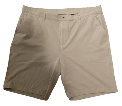 Pantalones Cortos Greg Norman Para Hombres 40 Gris Chino tiro medio Golf Cómodos Cremallera Elásticos Foto 1 de 4