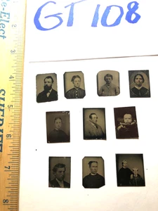 10 Gem Tintype Photos, Bürgerkriegszeit, um 1860, #GT108 - Bild 1 von 1