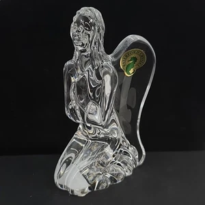 Waterford Kristall kniender Engel Skulptur für Krippe oder Briefbeschwerer  - Bild 1 von 7