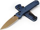 Benchmade Knives Usa Crater Blue Bugout Knife Flat Dark Earth Blade 535fe-05