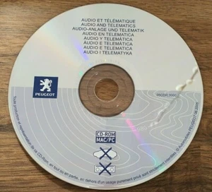 PEUGEOT AUDIO AND TELEMATICS SYSTEM CD CONNECT DISC for PC / MAC - Picture 1 of 1
