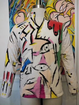 Camisa Han Solo Mediana Arte Usable Pintada a Mano por Christian Topil ÚNICA EN SU CLASE ANH  Foto 1 de 4