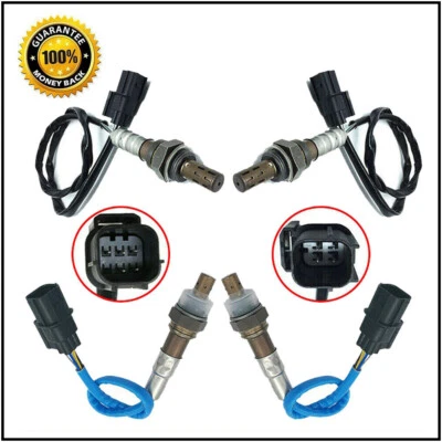 Sensor de oxígeno O2 4 piezas para Acura MDX V6 2007 2008 2009 3,7 L aguas arriba y aguas abajo Foto 1 de 4