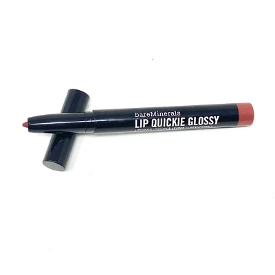 Lápiz labial brillante BareMinerals Lip Quickie FIG LUSTER .03 OZ./0,9 g RARO Foto 1 de 4