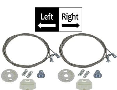 2x Mercedes W210 E430 E320 E55 Window Regulator Repair Kit Clips Rear Left Right - Image 1 of 3