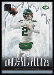 2021 Panini Donruss White-Hot Rookies #WHR-ZWI ZACH WILSON New York Jets