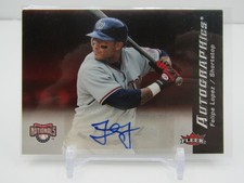 FELIPE LOPEZ 2007 FLEER AUTOGRAPHICS AUTOGRAPH AUTO WASHINGTON NATIONALS! 