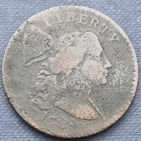 1794 Flowing Hair Large Cent 1c Circulated Strong Obverse #52967 Cover