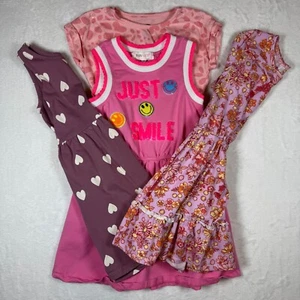 Kids Toddler Girls Cute Spring/Summer Fit and Flare Dress LOT 4 Size:5  - Picture 1 of 13