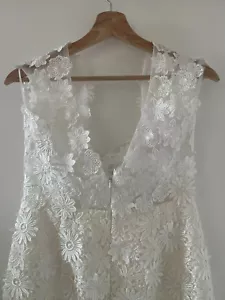 Kurzes Brautkleid (M, 38, UK size 10) NEU - Bild 1 von 2