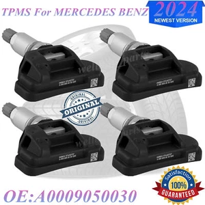 4PC A0009050030 ORIGINAL MERCEDES TIRE PRESSURE MONITORING SENSORS TPMS NEW - Picture 1 of 16